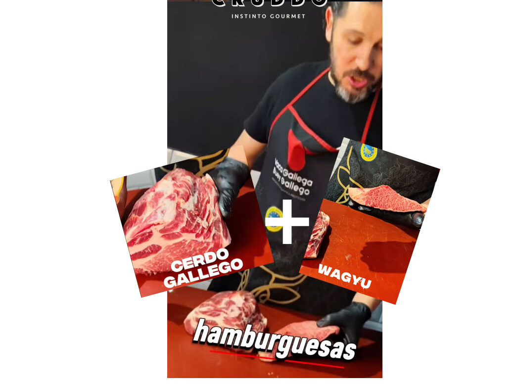 Nuevas Hamburguesas de Wagyu alemán + Cerdo Gallego alimentado con Castañas_