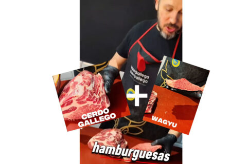 Nuevas Hamburguesas de Wagyu alemán + Cerdo Gallego alimentado con Castañas_